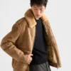Chaqueta bomber de ante y piel de oveja Chaqueta bomber de ante y piel de oveja