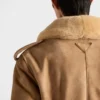 Chaqueta bomber de ante y piel de oveja Chaqueta bomber de ante y piel de oveja