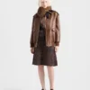 Chaqueta bomber de piel napa Chaqueta bomber de piel napa
