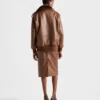 Chaqueta bomber de piel napa Chaqueta bomber de piel napa