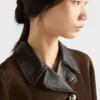 Chaqueta Caban de ante con doble botonadura Chaqueta Caban de ante con doble botonadura