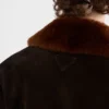 Chaqueta Caban de ante y piel de oveja Chaqueta Caban de ante y piel de oveja