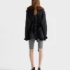 Chaqueta Caban de doble terciopelo y corte de una sola botonadura Chaqueta Caban de doble terciopelo y corte de una sola botonadura