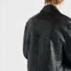 Chaqueta Caban de piel de napa con doble botonadura Chaqueta Caban de piel de napa con doble botonadura