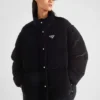 Chaqueta convertible de plumón y terciopelo Chaqueta convertible de plumón y terciopelo