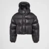 Chaqueta corta convertible de plumón Re-Nylon Chaqueta corta convertible de plumón Re-Nylon