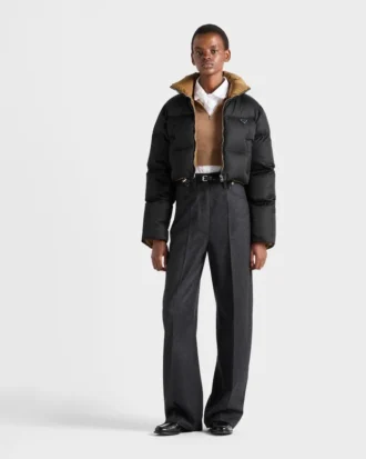 Chaqueta corta de plumón de Re-Nylon