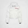 Chaqueta corta técnica de plumón con Re-Nylon