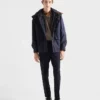 Chaqueta de algodón con capucha