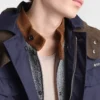 Chaqueta de algodón con capucha