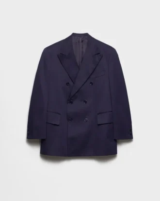 Chaqueta de algodón cruzada