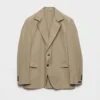 Chaqueta de algodón de botonadura sencilla Chaqueta de algodón de botonadura sencilla