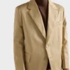 Chaqueta de algodón de botonadura sencilla Chaqueta de algodón de botonadura sencilla