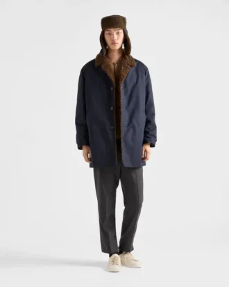 Chaqueta de algodón y piel de oveja