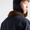 Chaqueta de algodón y piel de oveja