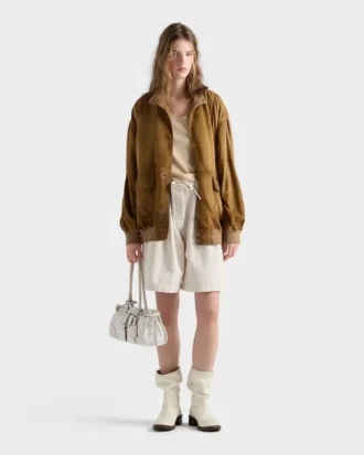 Chaqueta de ante