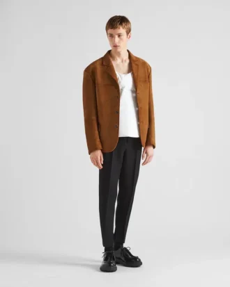 Chaqueta de ante