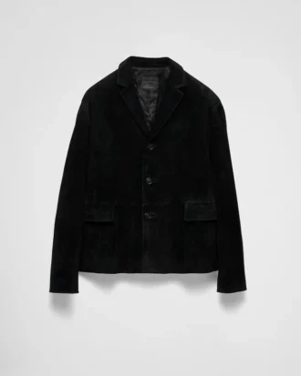 Chaqueta de ante de becerro