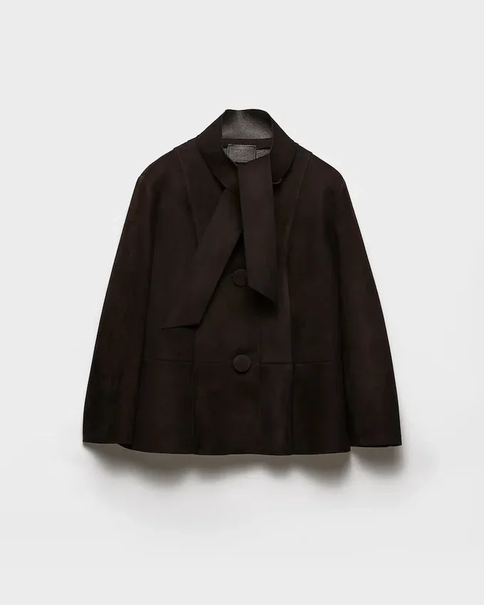 Chaqueta de ante laminado Chaqueta de ante laminado