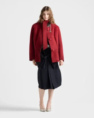 Chaqueta de ante laminado