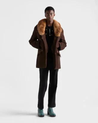 Chaqueta de ante y piel de oveja