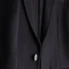Chaqueta de cachemira de botonadura simple Chaqueta de cachemira de botonadura simple