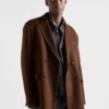 Chaqueta de cachemira de doble botonadura Chaqueta de cachemira de doble botonadura