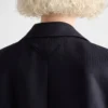 Chaqueta de chevrón de botonadura sencilla Chaqueta de chevrón de botonadura sencilla