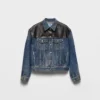 Chaqueta de denim y cuero Chaqueta de denim y cuero