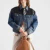 Chaqueta de denim y cuero Chaqueta de denim y cuero