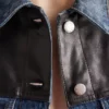 Chaqueta de denim y cuero Chaqueta de denim y cuero