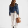 Chaqueta de denim y cuero Chaqueta de denim y cuero