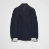 Chaqueta de doble botonadura de mohair de cabrito Chaqueta de doble botonadura de mohair de cabrito