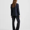 Chaqueta de doble botonadura de mohair de cabrito Chaqueta de doble botonadura de mohair de cabrito