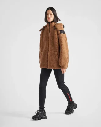 Chaqueta de doble forro polar y tejido técnico reciclado