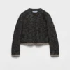 Chaqueta de doble tweed de botonadura sencilla Chaqueta de doble tweed de botonadura sencilla