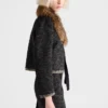 Chaqueta de doble tweed de botonadura sencilla Chaqueta de doble tweed de botonadura sencilla