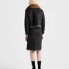 Chaqueta de doble tweed de botonadura sencilla Chaqueta de doble tweed de botonadura sencilla