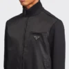 Chaqueta de forro polar con detalles de Re-Nylon Chaqueta de forro polar con detalles de Re-Nylon