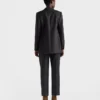 Chaqueta de gabardina de botonadura sencilla Chaqueta de gabardina de botonadura sencilla