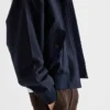 Chaqueta de lana con capucha