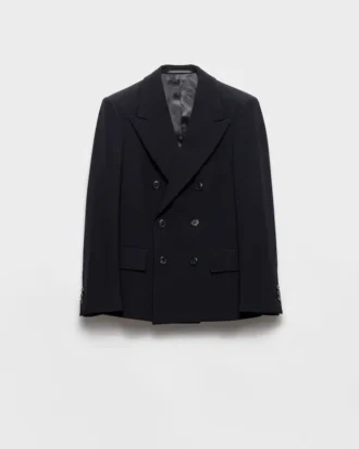 Chaqueta de lana cruzada