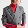 Chaqueta de lana cruzada Chaqueta de lana cruzada