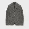 Chaqueta de lana de botonadura sencilla Chaqueta de lana de botonadura sencilla
