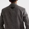 Chaqueta de lana de botonadura sencilla Chaqueta de lana de botonadura sencilla