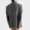 Chaqueta de lana de botonadura sencilla Chaqueta de lana de botonadura sencilla
