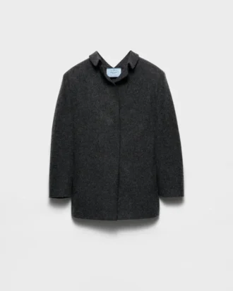 Chaqueta de lana de Shetland de botonadura sencilla Chaqueta de lana de Shetland de botonadura sencilla