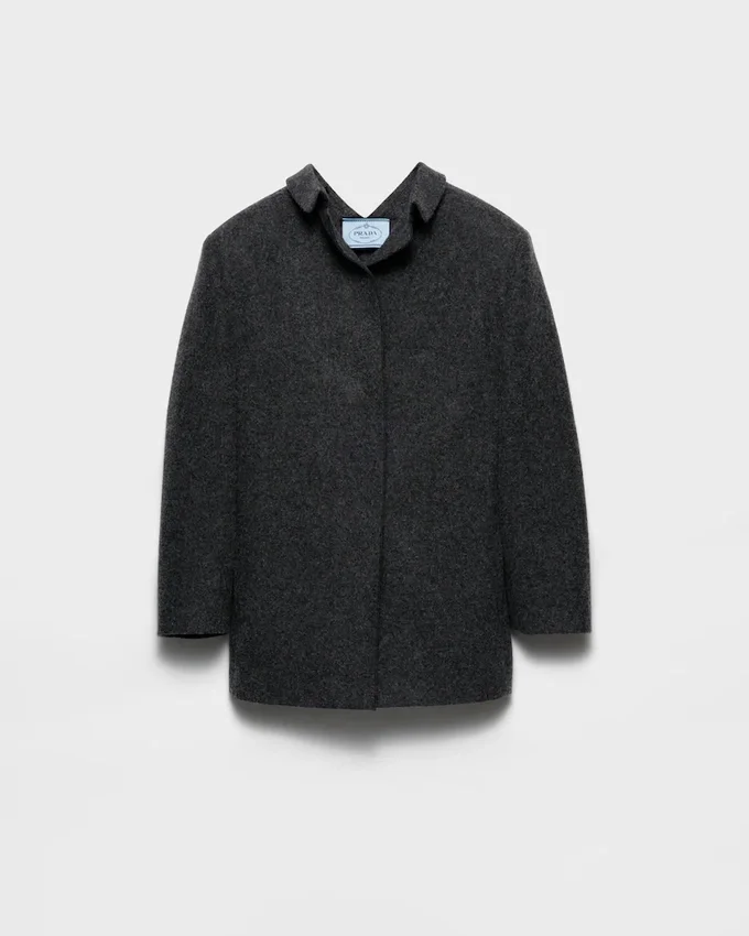 Chaqueta de lana de Shetland de botonadura sencilla Chaqueta de lana de Shetland de botonadura sencilla