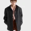 Chaqueta de lana de Shetland de botonadura sencilla Chaqueta de lana de Shetland de botonadura sencilla