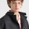 Chaqueta de lana de Shetland de botonadura sencilla Chaqueta de lana de Shetland de botonadura sencilla